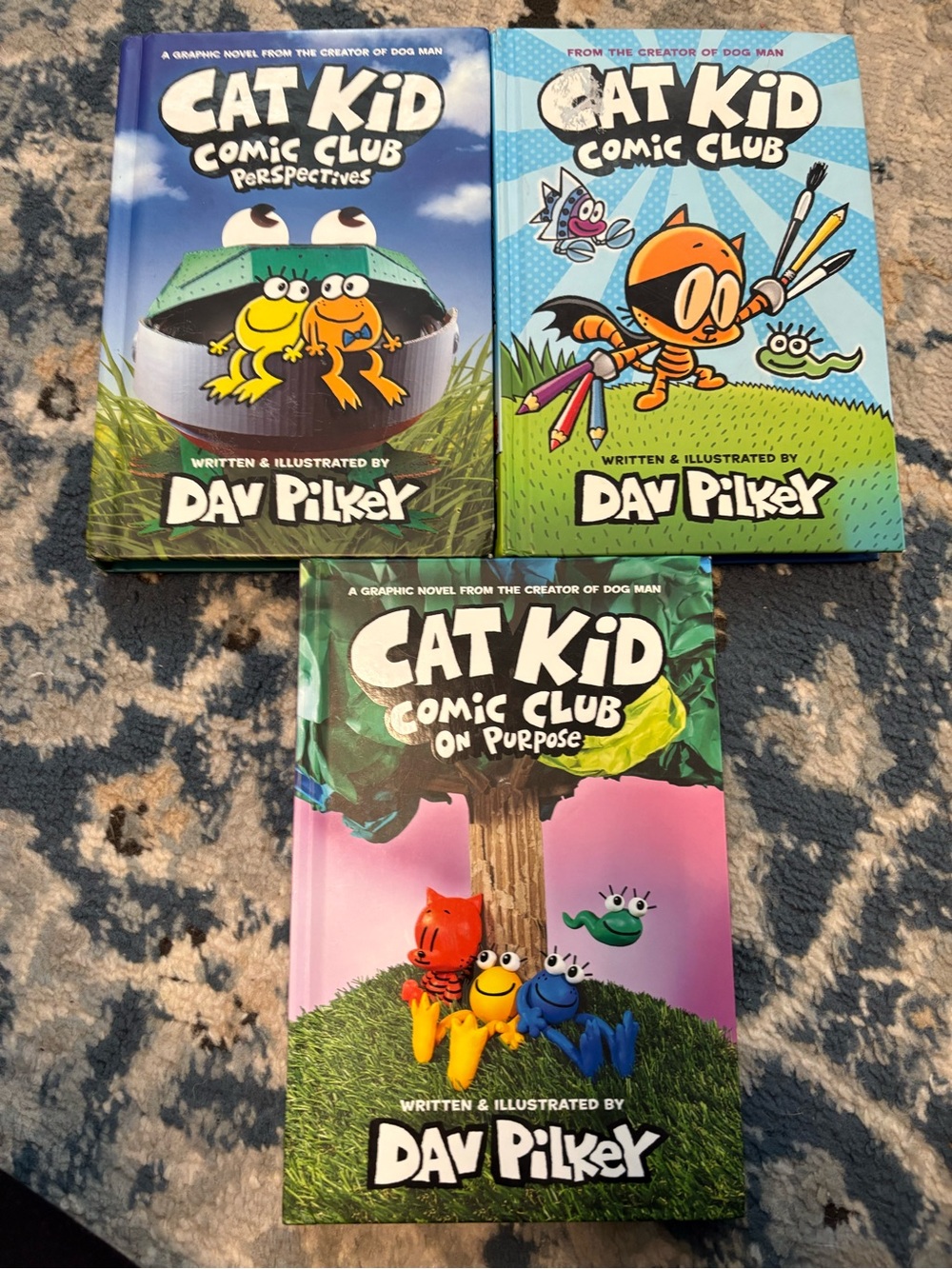 3 Cat Kid Graphic Novel Comic Books